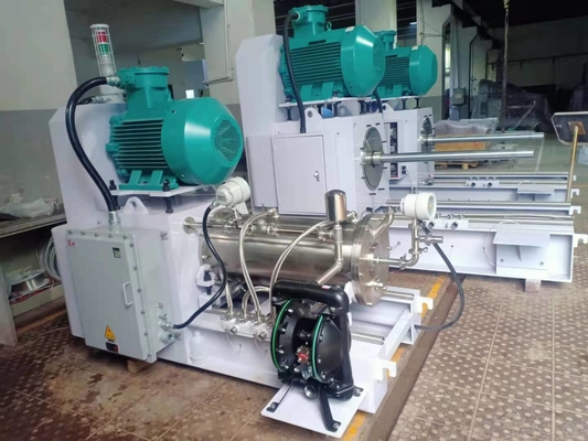 Oil Based 37KW Pigment sand Grinding Mill Machine Bead Mill Process