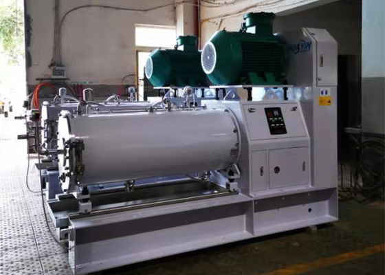 TiO2 Horizontal Sand Mill 250L Print Paint Grinding Machine