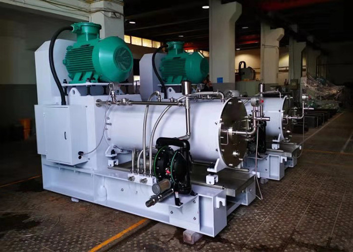 TiO2 Horizontal Sand Mill 250L Print Paint Grinding Machine